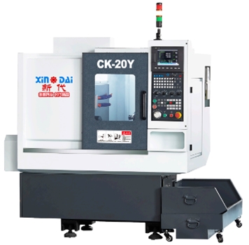CK20Y 车铣复合数控车床（25排刀机带3个侧铣动力头）台湾新代6TA-E