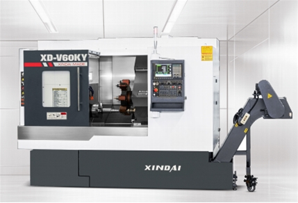 XD-V60KY-660插补Y动力刀塔数控车床（X轴行程500mm  Z轴最大行程660mm）（台湾新代22TB-E）